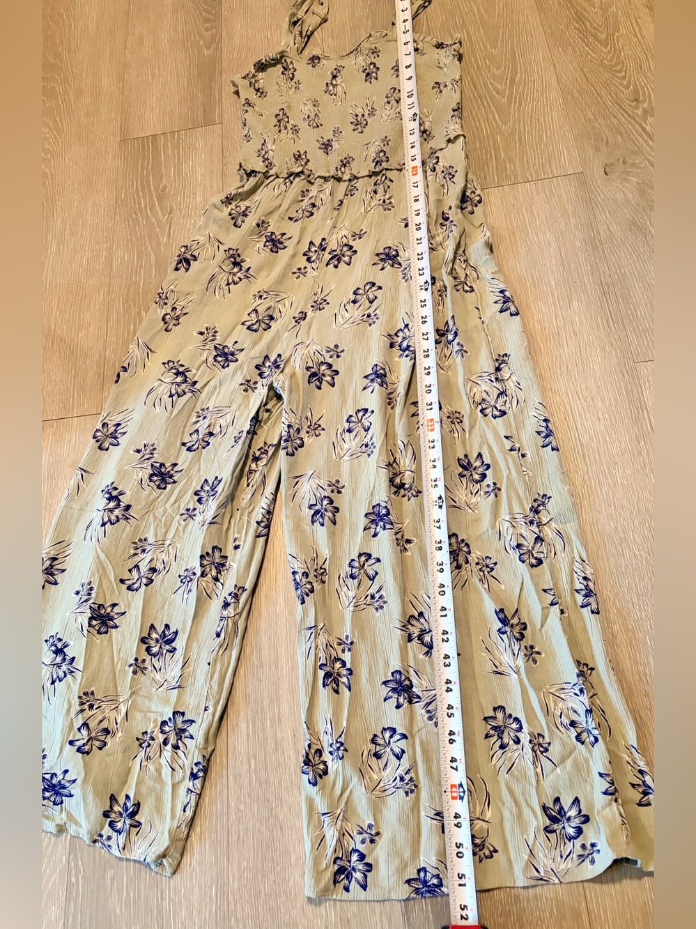 Flowy Wide Leg Boho Jumpsuit - Picture 5 of 9